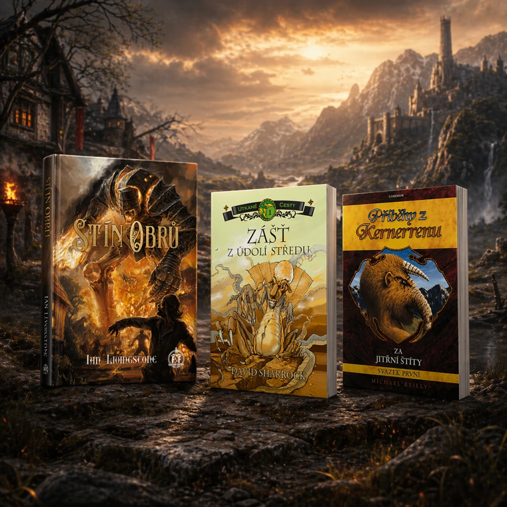 Fantasy gamebooky: Klasická RPG sada 3 kníh