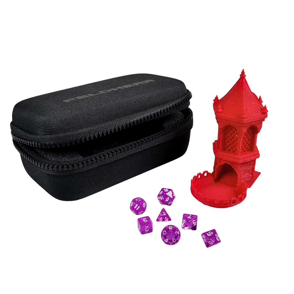 Feldherr Minimum Dice Tower with Dice Set in Case