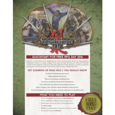 Feng Shui 2 Quickstart
