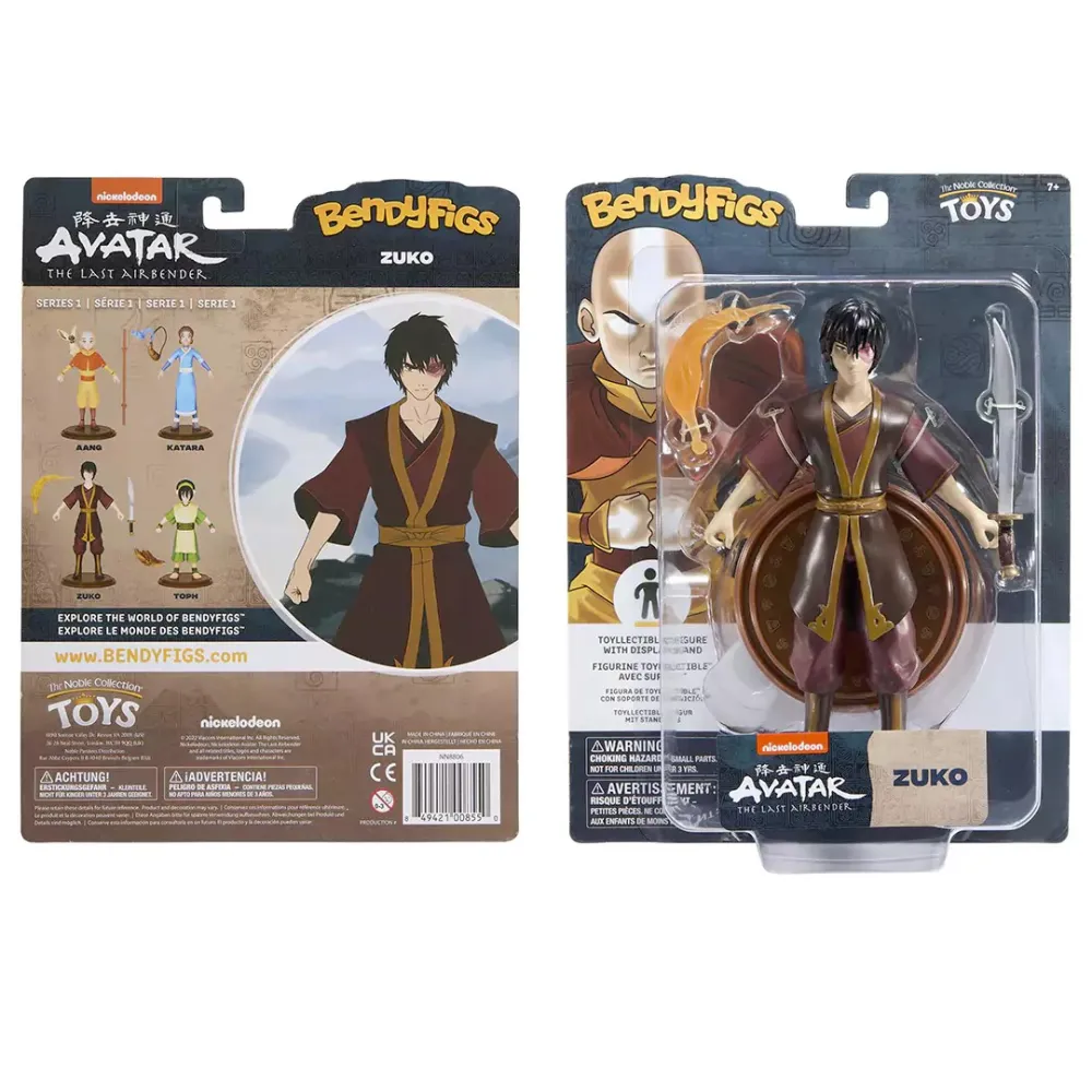 Bendyfigs Figur Avatar: Der Herr der Elemente - Zuko