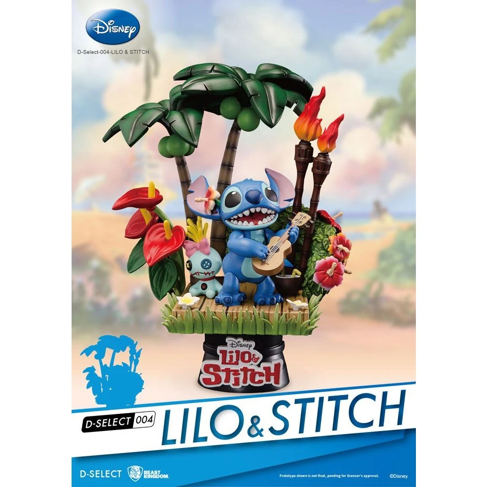 Figurka Disney D-Stage - Stitch Diorama, 14 cm