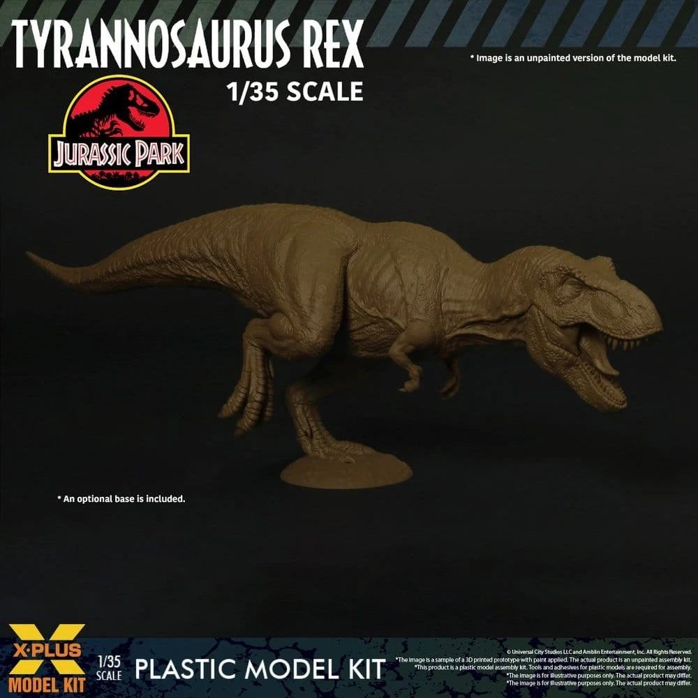 Jurassic Park Figur - T-Rex, unbemalt