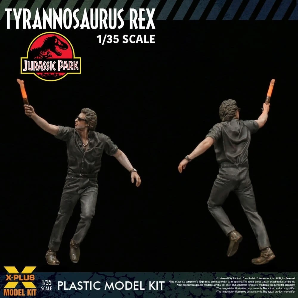 Jurassic Park Figur - T-Rex, unbemalt