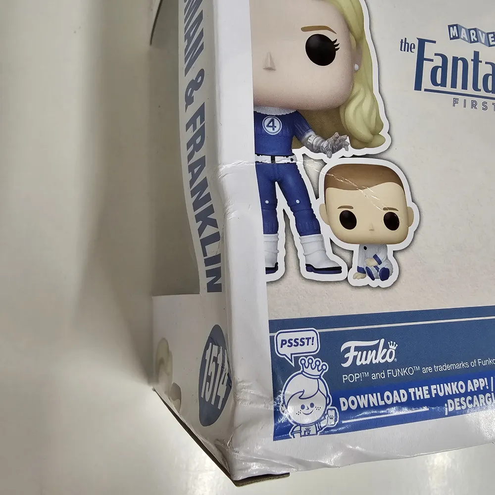 Figúrka Marvel: Fantastic 4 - Invisible Woman & Franklin Funko POP! - poškodený obal