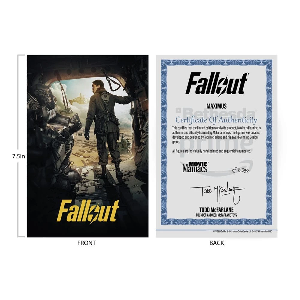 McFarlane Toys Fallout Figure: Maximus (Movie Maniacs)