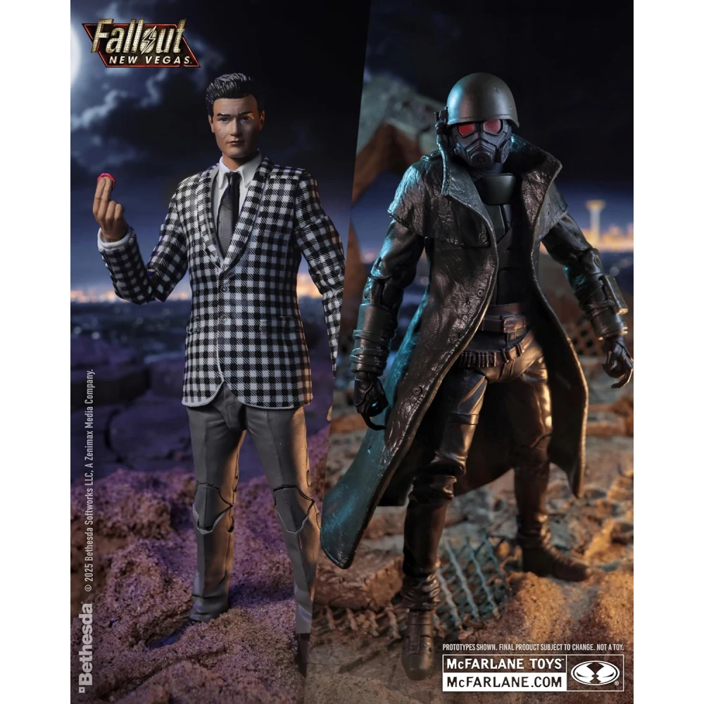 McFarlane Toys Fallout New Vegas Figures - Riot Ranger Armor and Benny