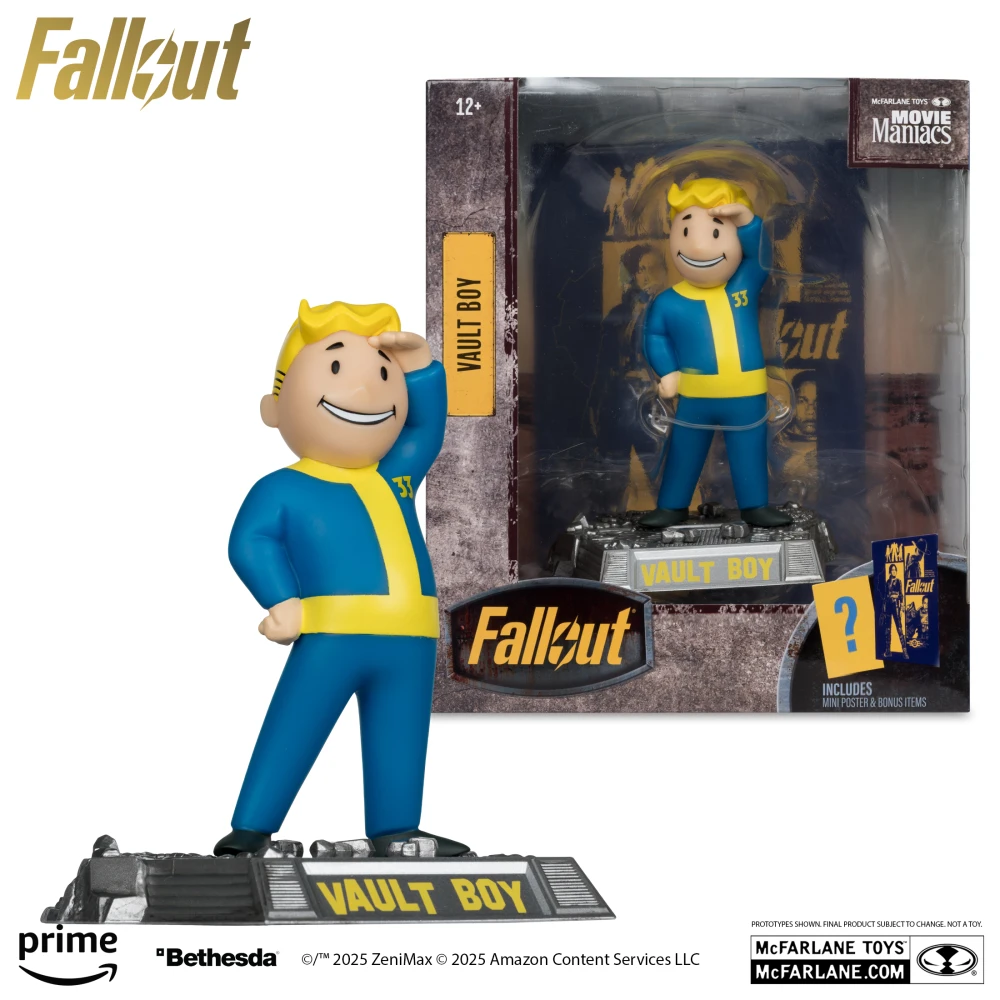 McFarlane Toys Fallout: Vault Boy Version 3 Figure (Movie Maniacs)