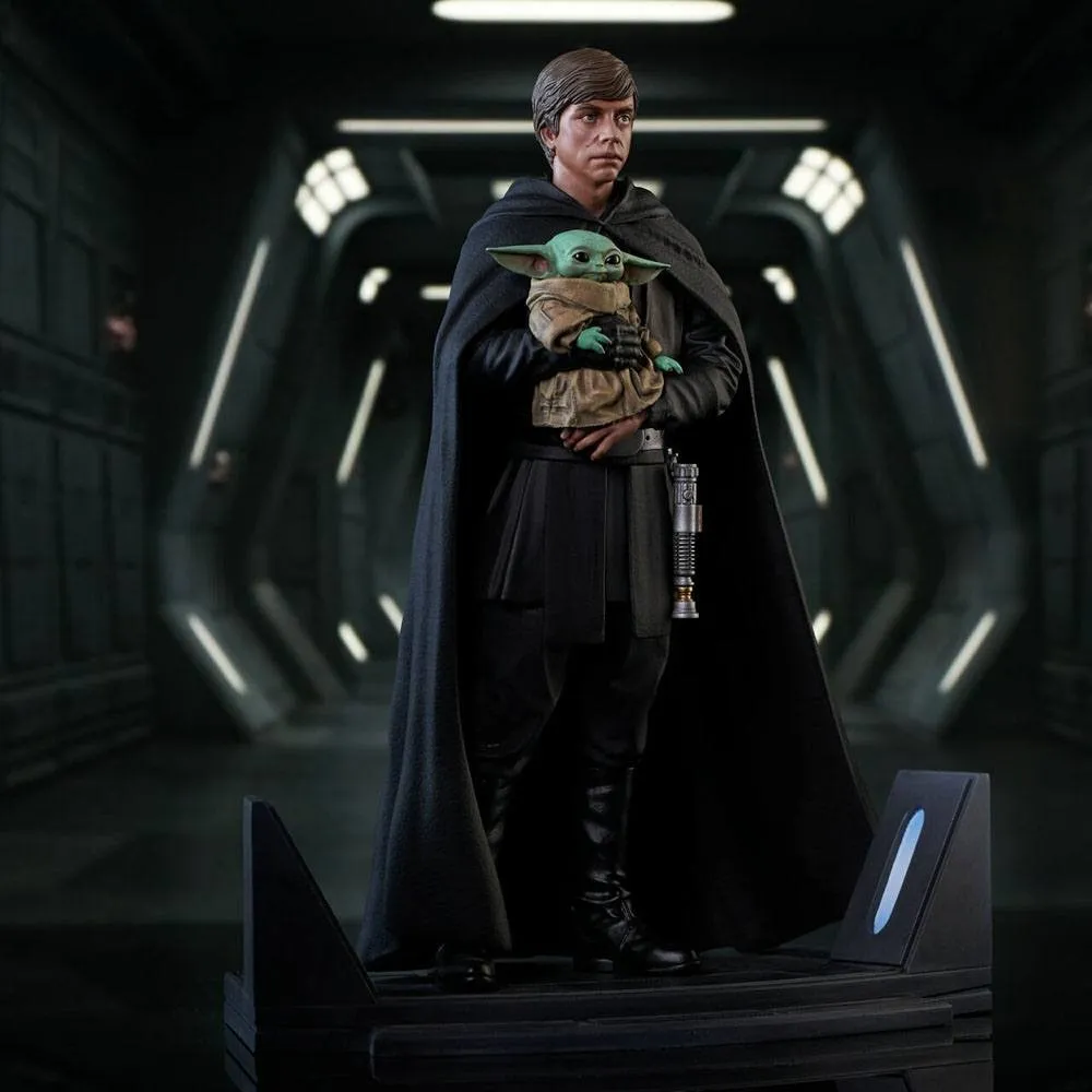 Star Wars Figure - Luke Skywalker & Grogu (25 cm)