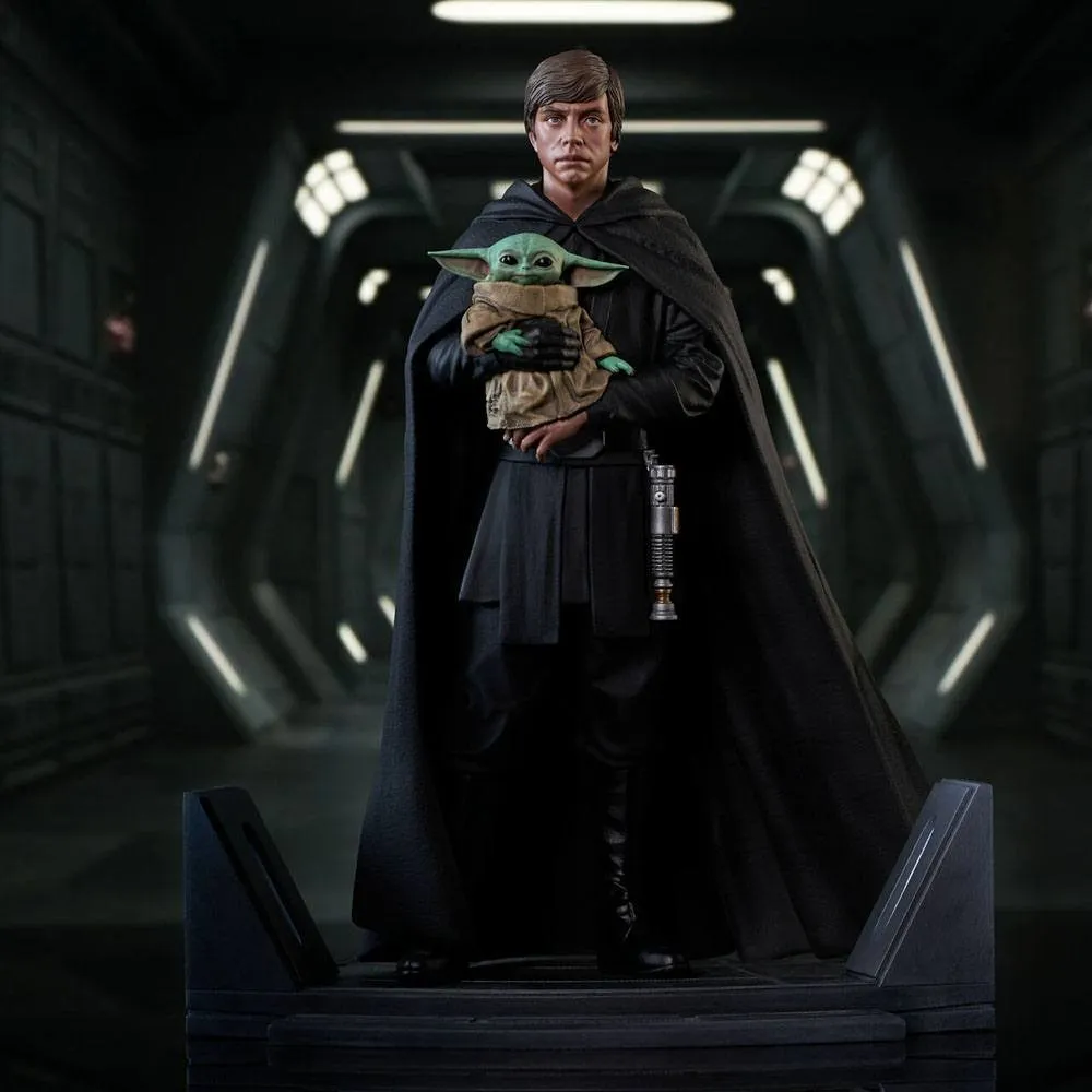Star Wars Figure - Luke Skywalker & Grogu (25 cm)