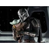 Star Wars Figur: The Mandalorian & Grogu Art Scale 1/10