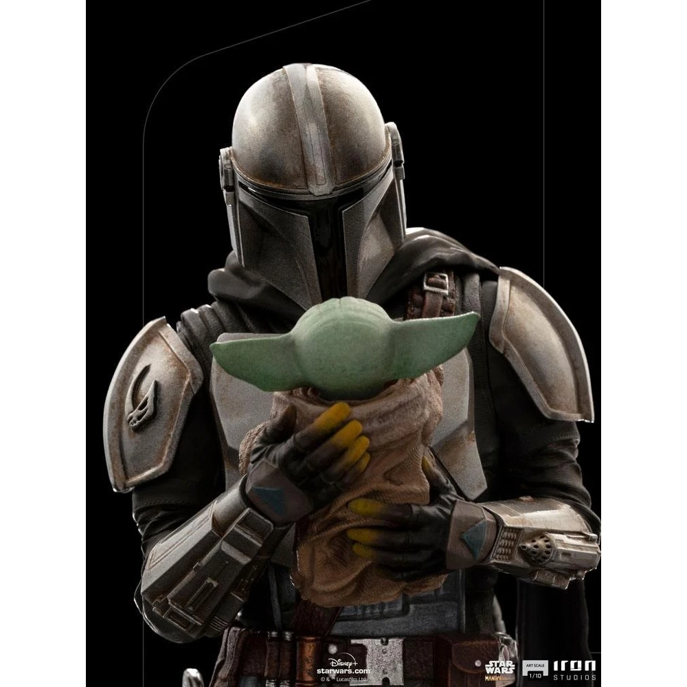 Star Wars Figur: The Mandalorian & Grogu Art Scale 1/10