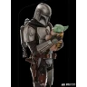 Star Wars Figur: The Mandalorian & Grogu Art Scale 1/10