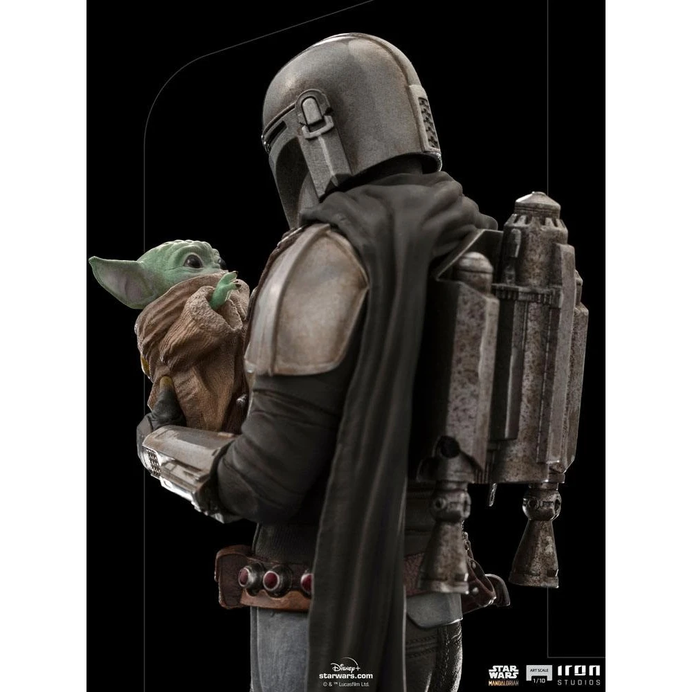 Star Wars Figur: The Mandalorian & Grogu Art Scale 1/10