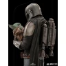 Star Wars Figur: The Mandalorian & Grogu Art Scale 1/10