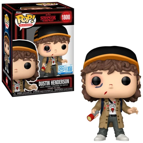 Figurka Stranger Things - Dustin Henderson (Battle Damaged) Funko POP!
