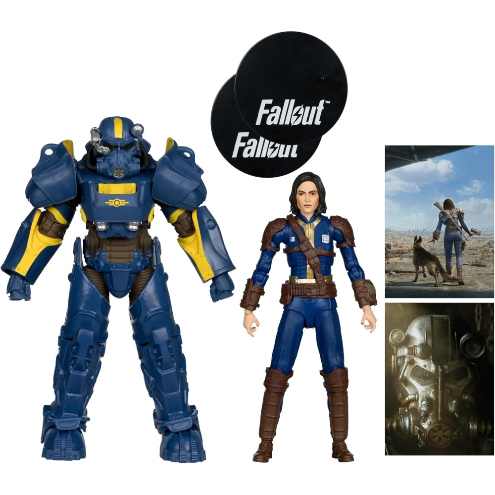 Figurky McFarlane Toys Fallout 4 - T-60 Vault Tec & Sole Survivor