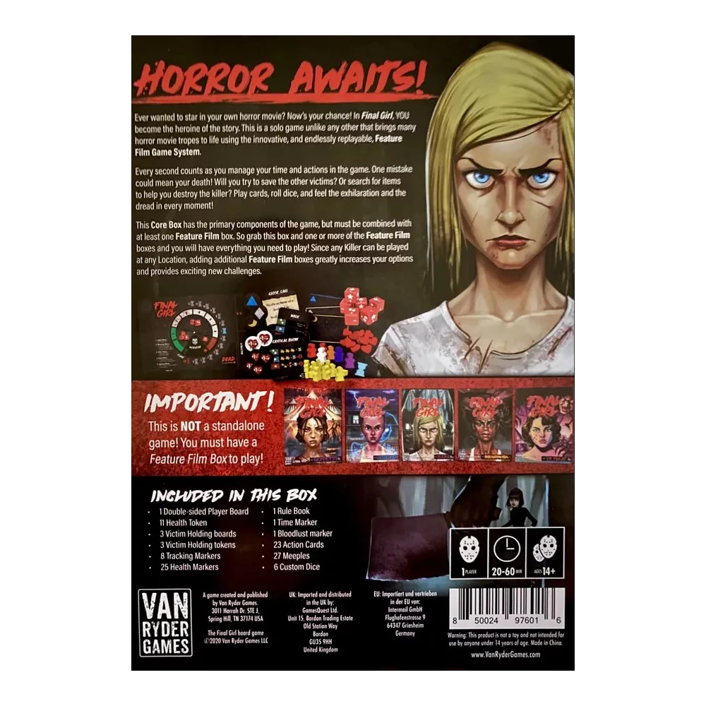 Final Girl Core Box