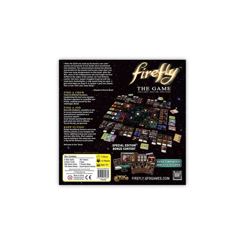 Firefly: The Game (with 5th player expansion)