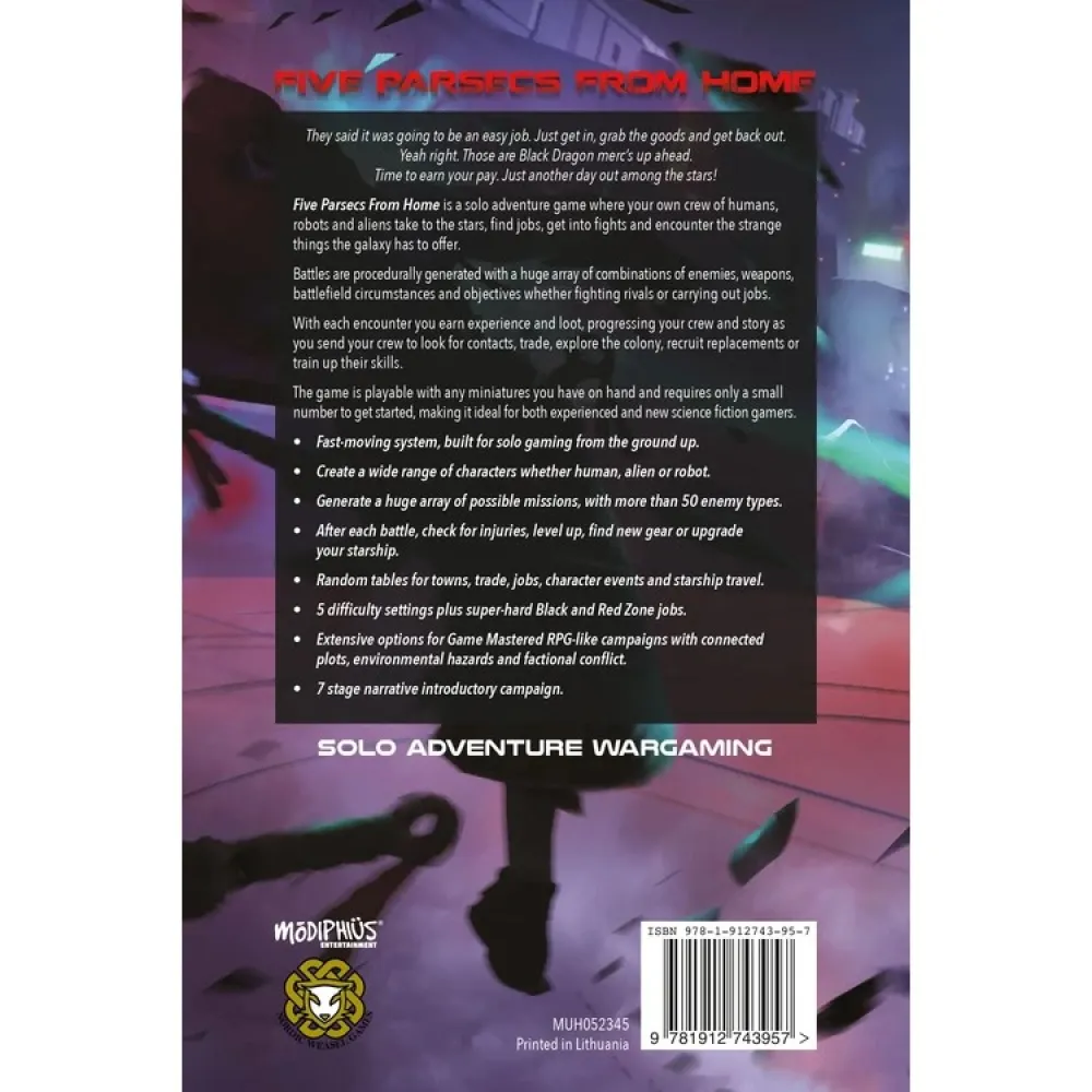 Five Parsecs From Home - Solo Adventure Wargame