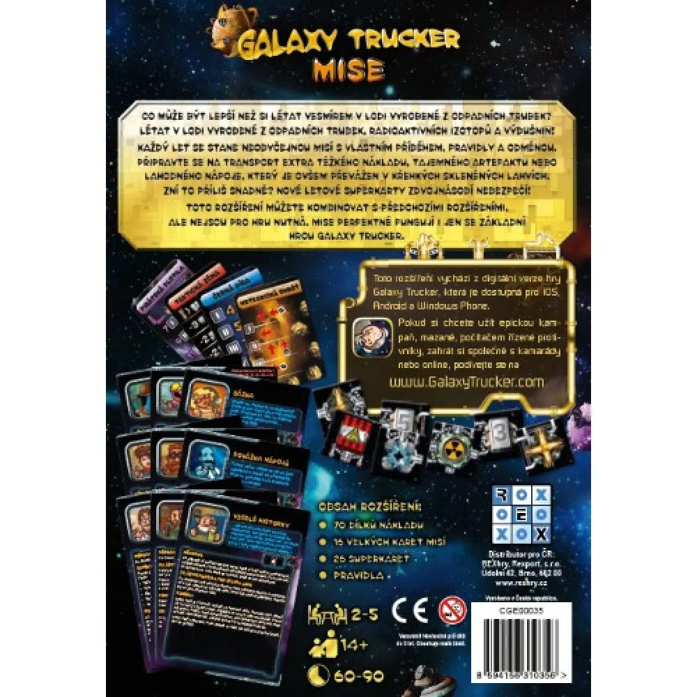 Galaxy Trucker: Mise