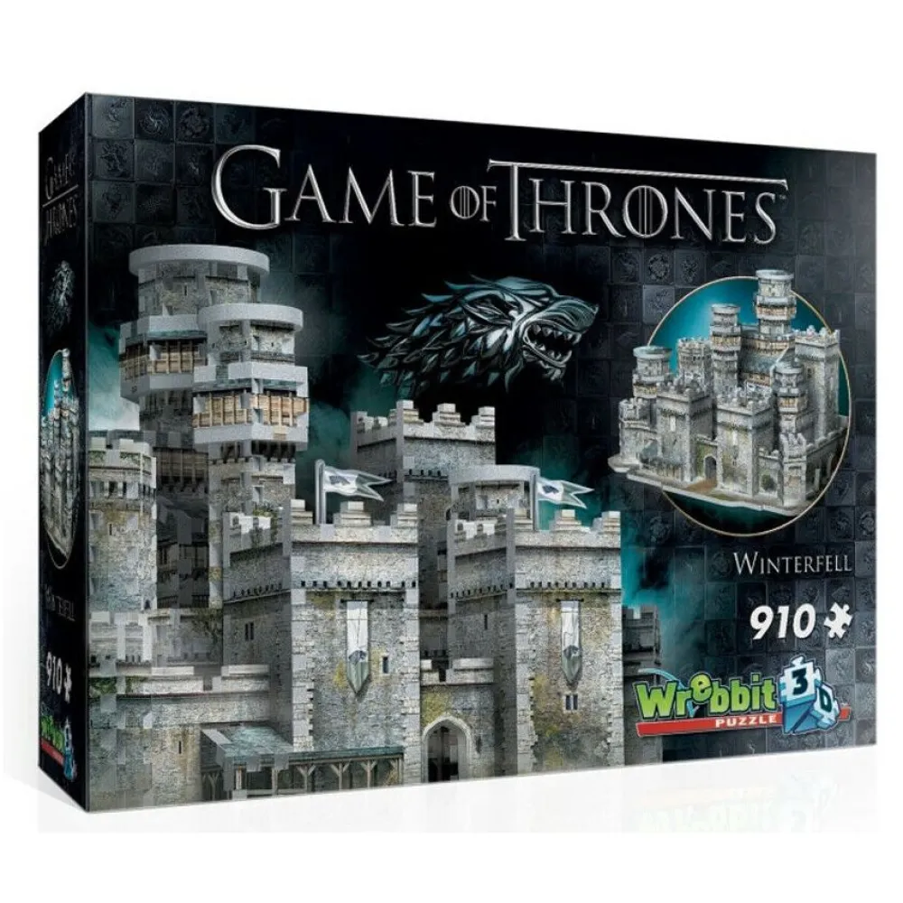 Game of Thrones 3D-Puzzle: Winterfell, 910 Teile