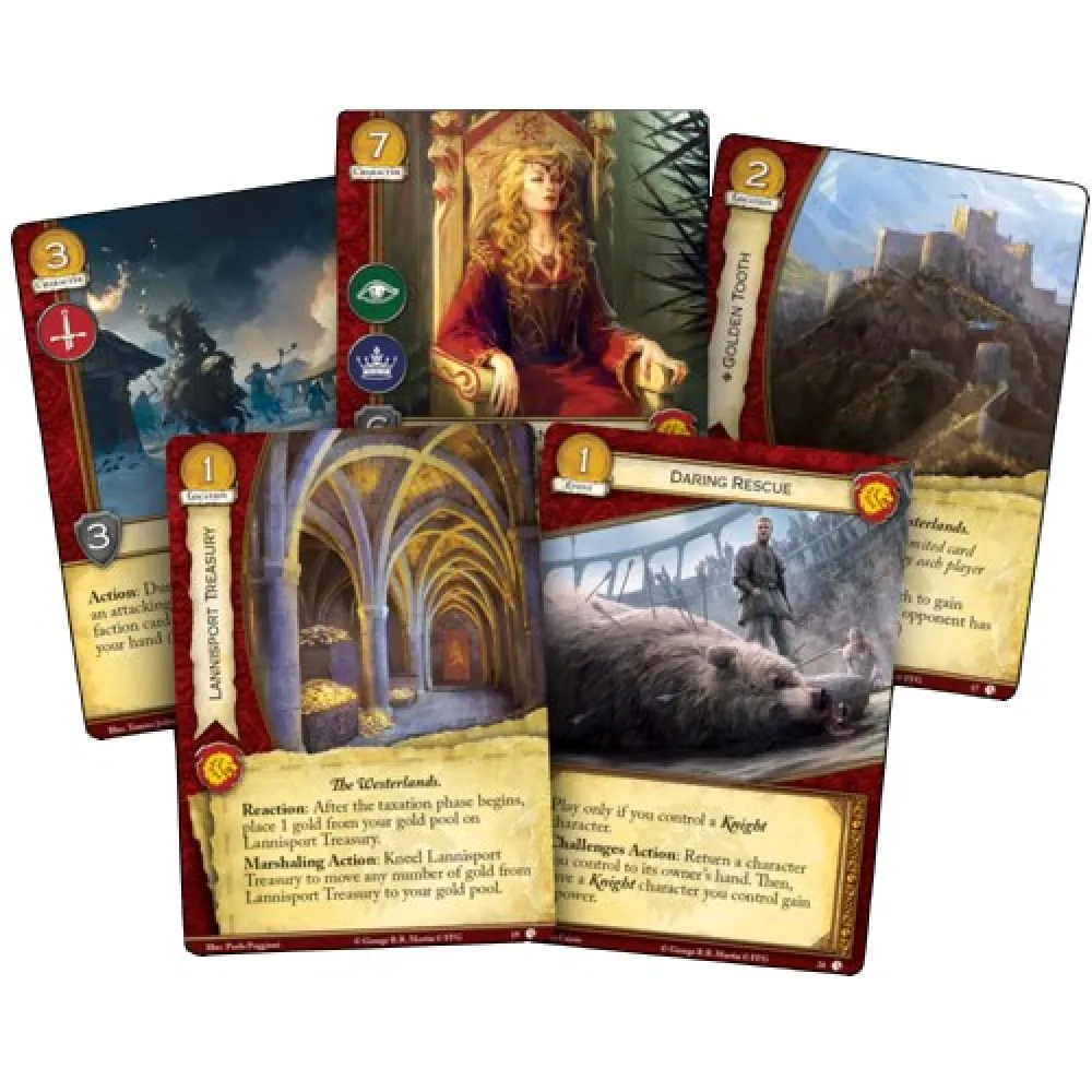 A Game of Thrones LCG: Lions of Casterly Rock Deluxe