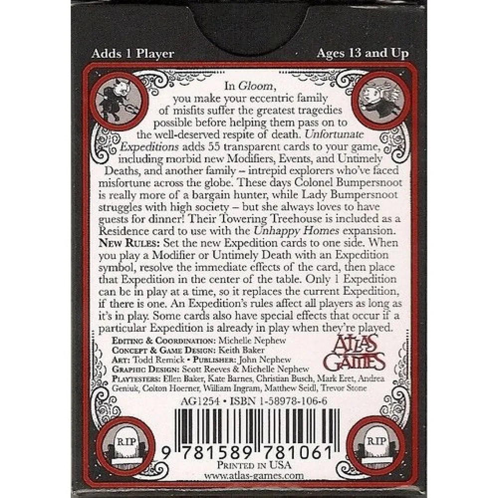 Gloom: Unfortunate Expeditions (Second Edition)