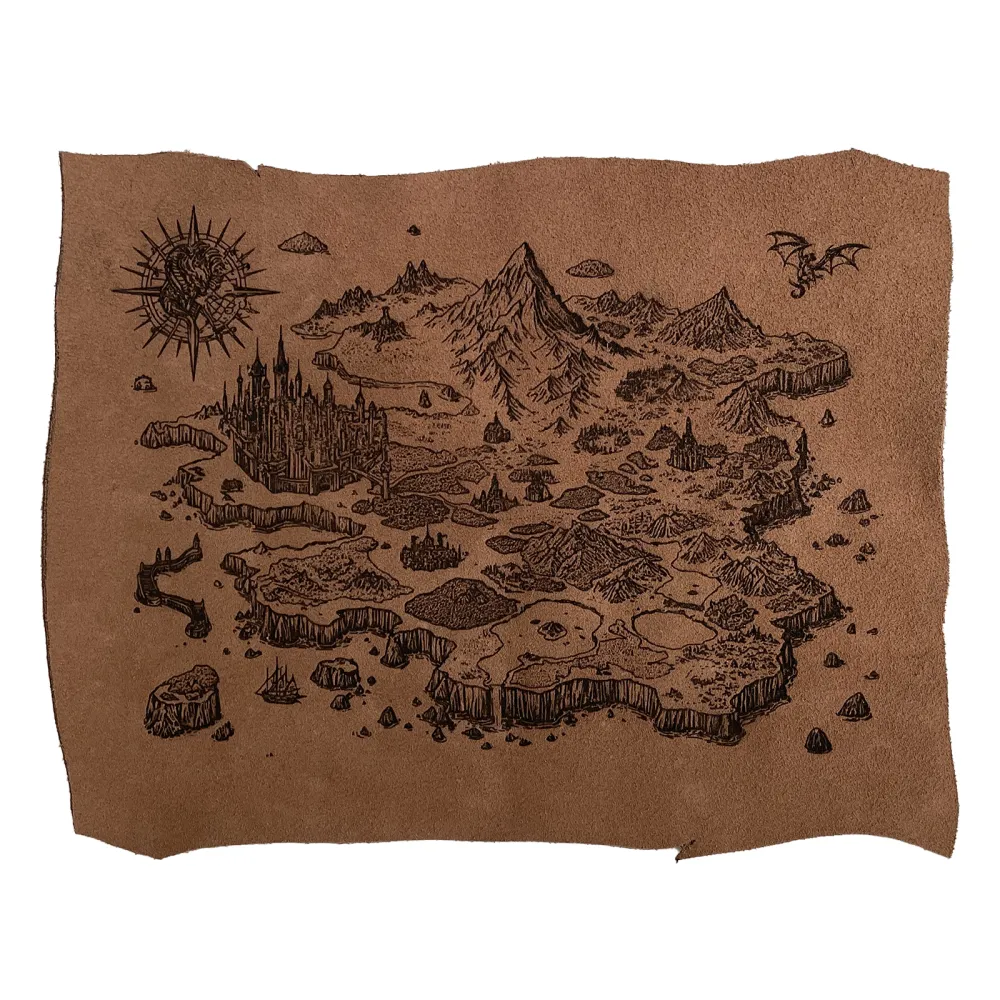 Gravírovaná mapa - štípenka, na míru