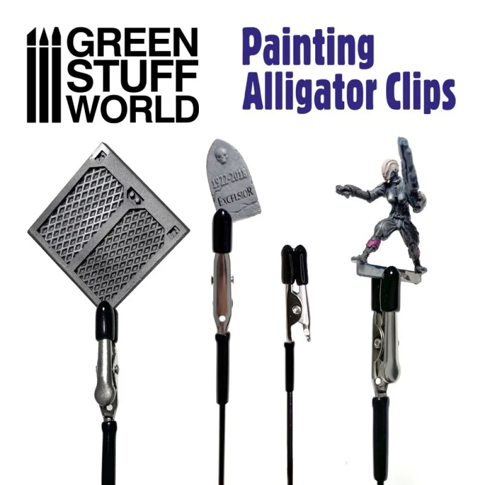 Green Stuff World: Alligator Clips, 20 pcs