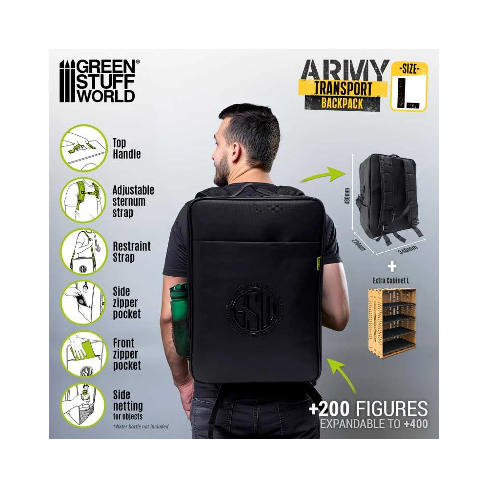Green Stuff World: Army Transport Backpack - L