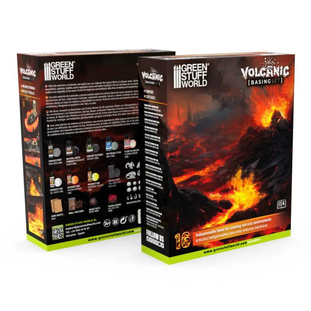Green Stuff World Basing Sets - Volcanic