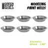 Green Stuff World: Modelling Paint Wells, 6 pcs