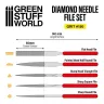 Green Stuff World: Diamond Needle File Set, 5 pcs
