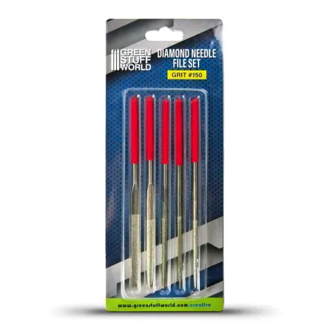 Green Stuff World: Diamond Needle File Set, 5 pcs