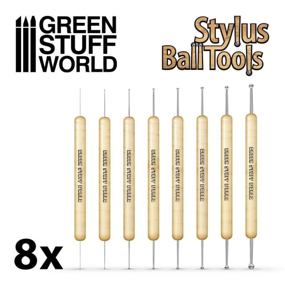 Green Stuff World: Sculpting Stylus Ball Tool Set