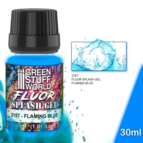 Green Stuff World: Splash Gel - Flaming Blue