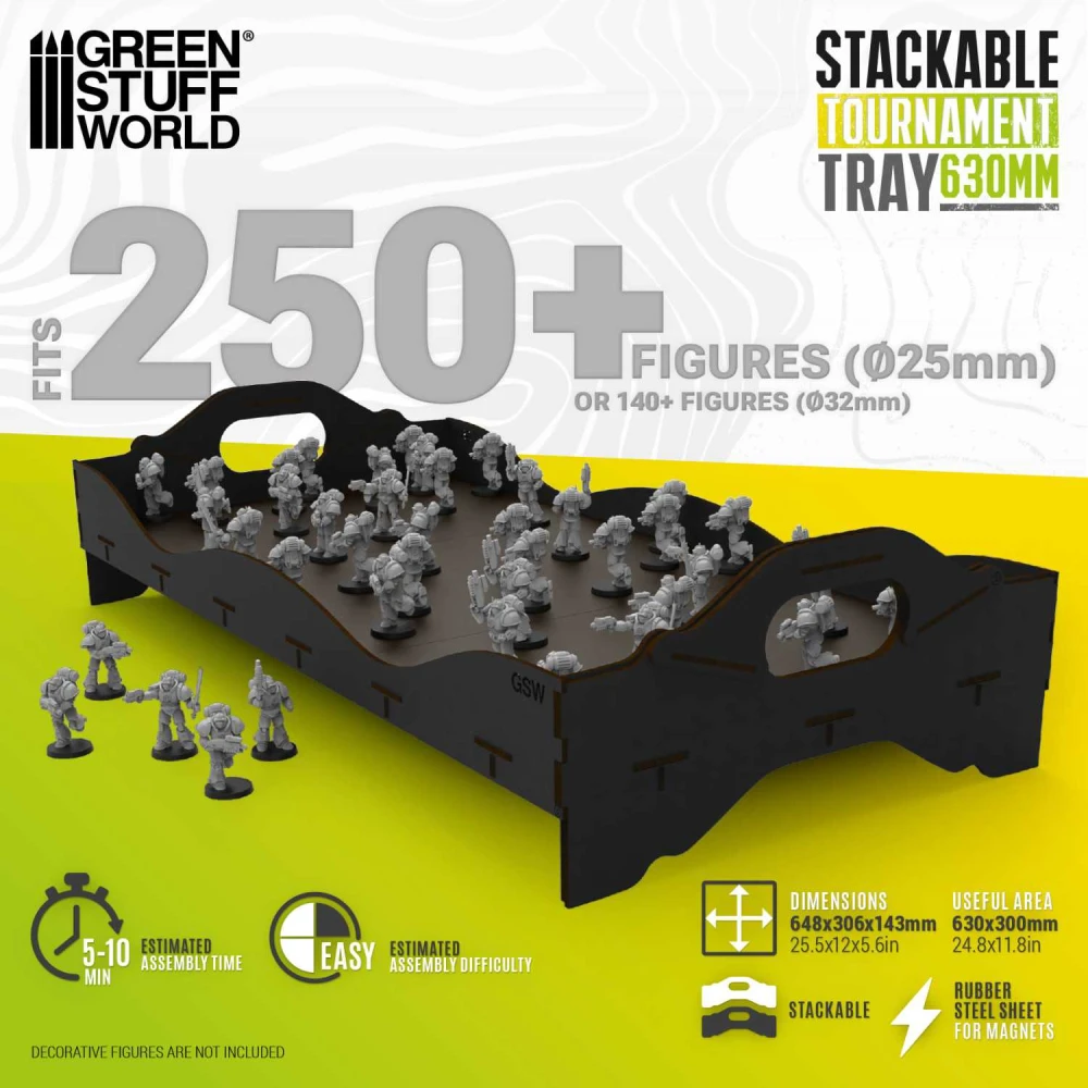 Green Stuff World: Stackable tournament tray 630 mm