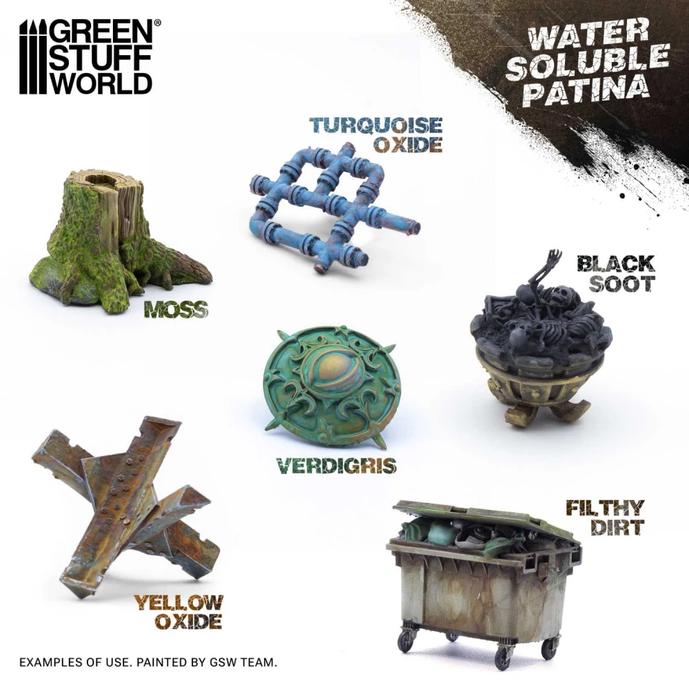 Green Stuff World: Water Soluble Patina Set (6 Stk.)