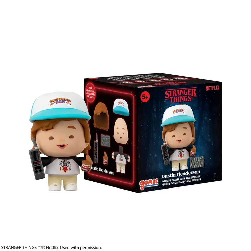Gomee Stranger Things Eraser Figure - Dustin Henderson