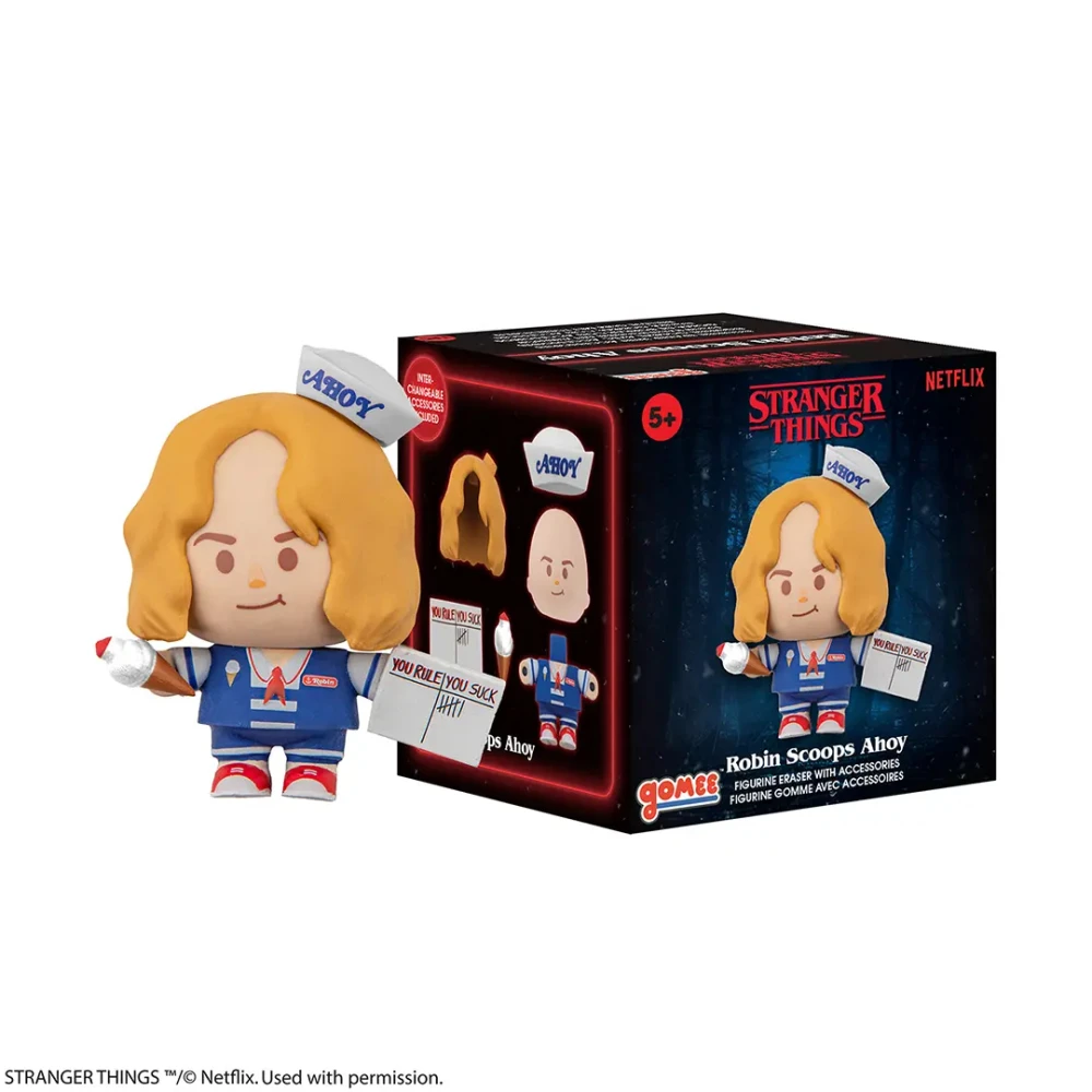 Gomee Stranger Things Eraser Figure - Robin Scoops Ahoy