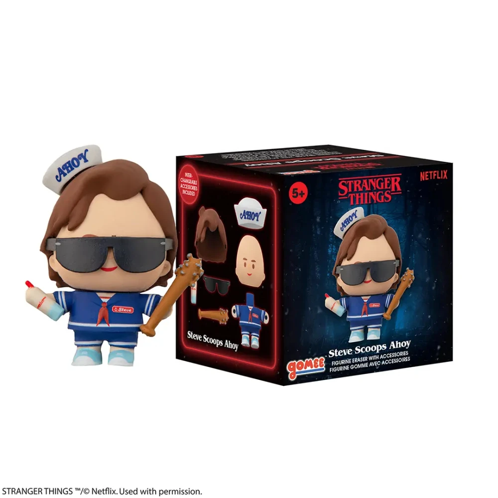 Stranger Things Gomee Eraser Figure - Steve Scoops Ahoy