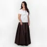 Short-sleeved blouse - white