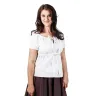 Short-sleeved blouse - white