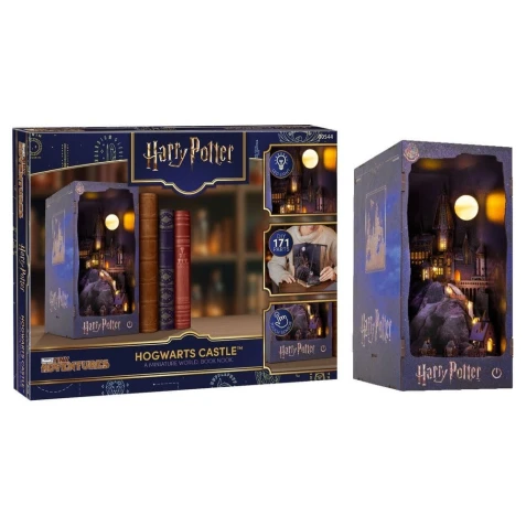 Harry Potter 3D puzzle - Rokfort s LED osvetlením, 171 dielikov
