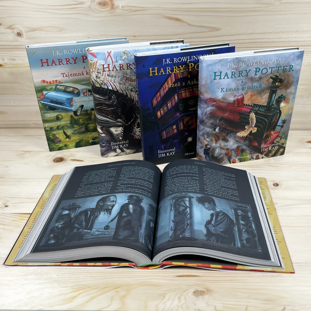 Harry Potter - Komplet ilustrovaných knih