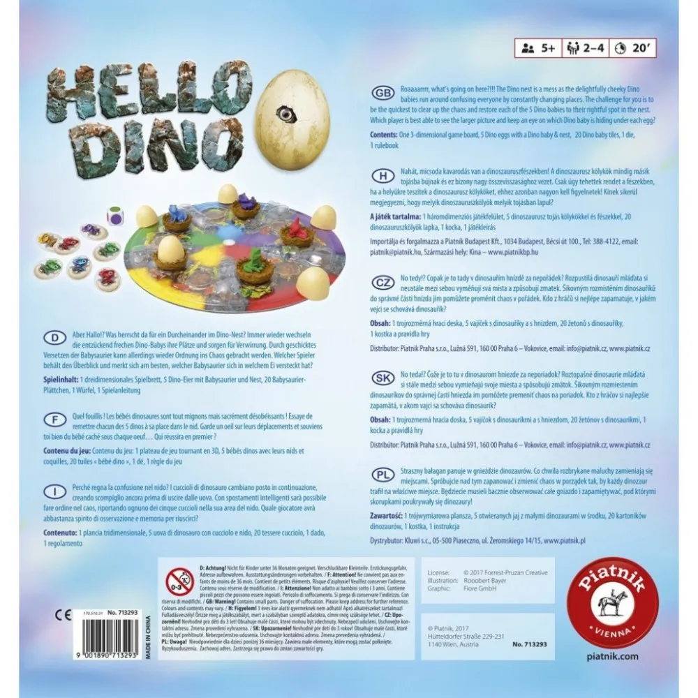 Hello Dino - poškozený obal