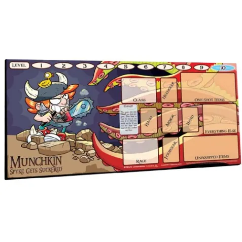 Munchkin Playmat: Spyke Gets Suckered