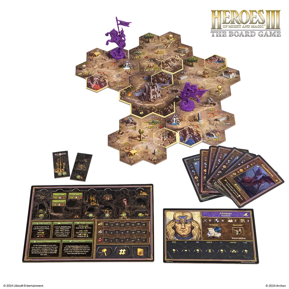 Heroes Of Might and Magic III Board Game - česky