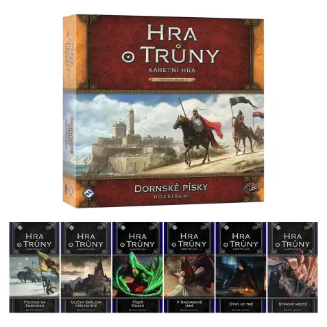 Hra o trůny - karetní hra: Tanec stínů - sada 7 rozšíření