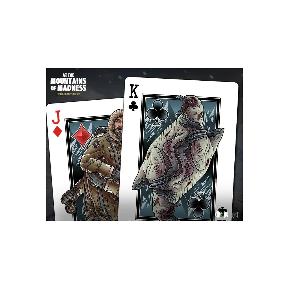 At The Mountains of Madness Playing Cards - Lovecraft (purple)